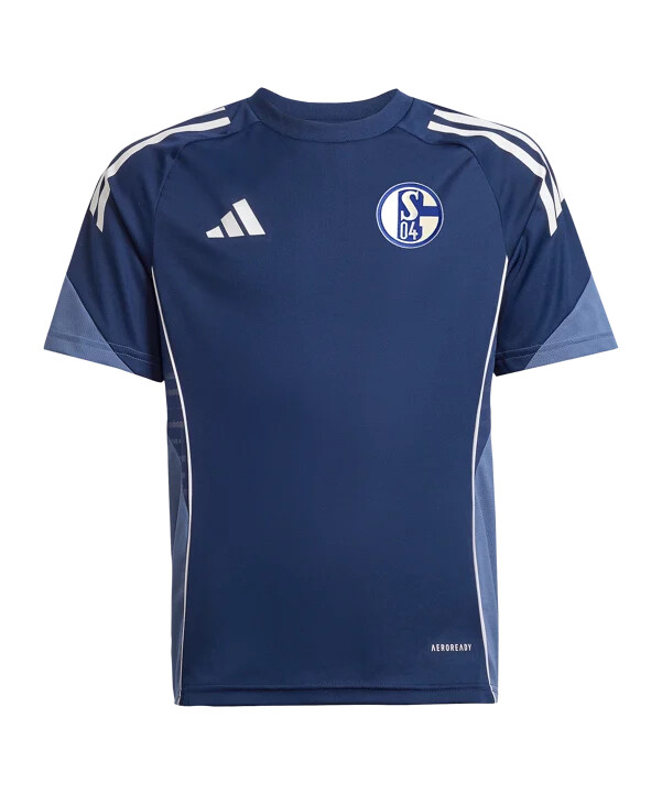 dětský tréninkový dres adidas fc schalke 04 modrý