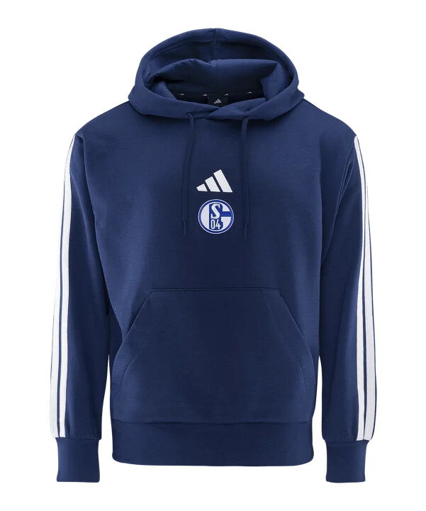 dětská mikina s kapucí adidas fc schalke 04 team modrá