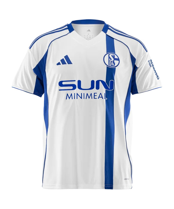 dětský venkovní dres adidas fc schalke 04 20252026 bílý