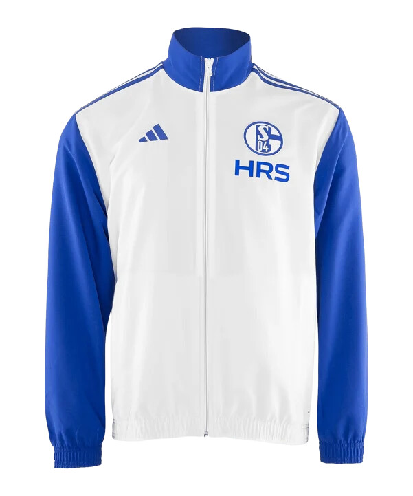 adidas fc schalke 04 anthem presentation bunda bílá