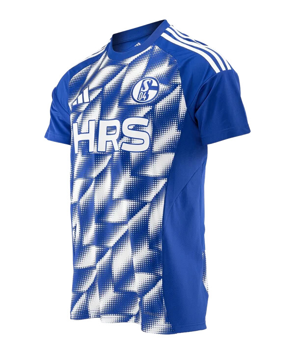 tréninkový dres adidas fc schalke 04 před zápasem modrý