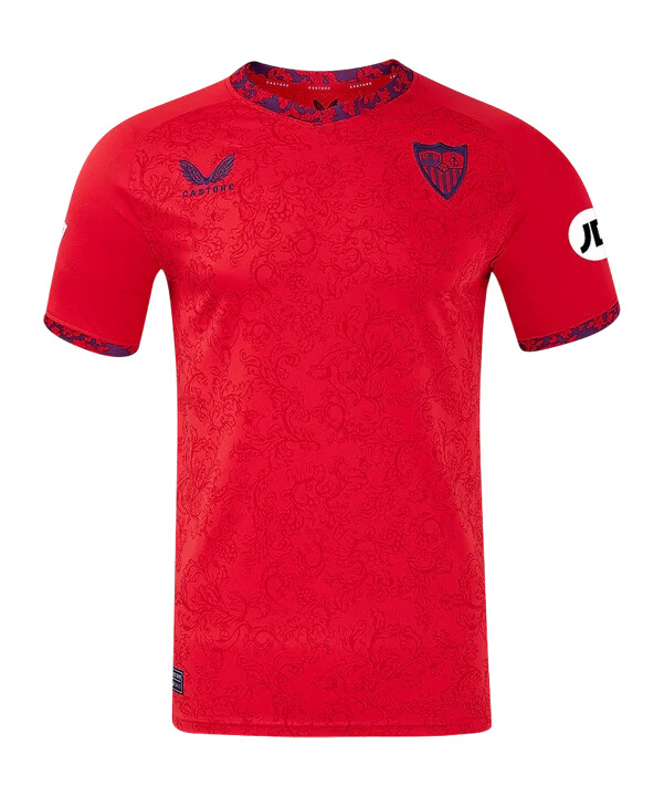 dětský venkovní dres castore fc sevilla 20242025 červený f070