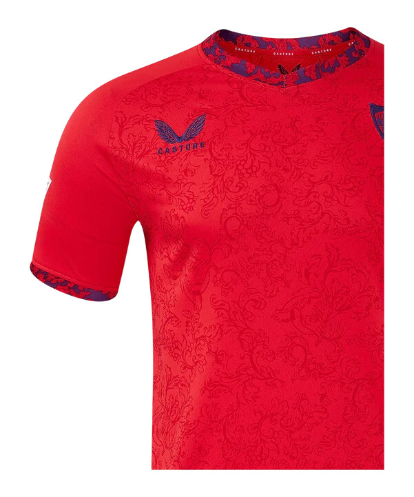 dětský venkovní dres castore fc sevilla 20242025 červený f070