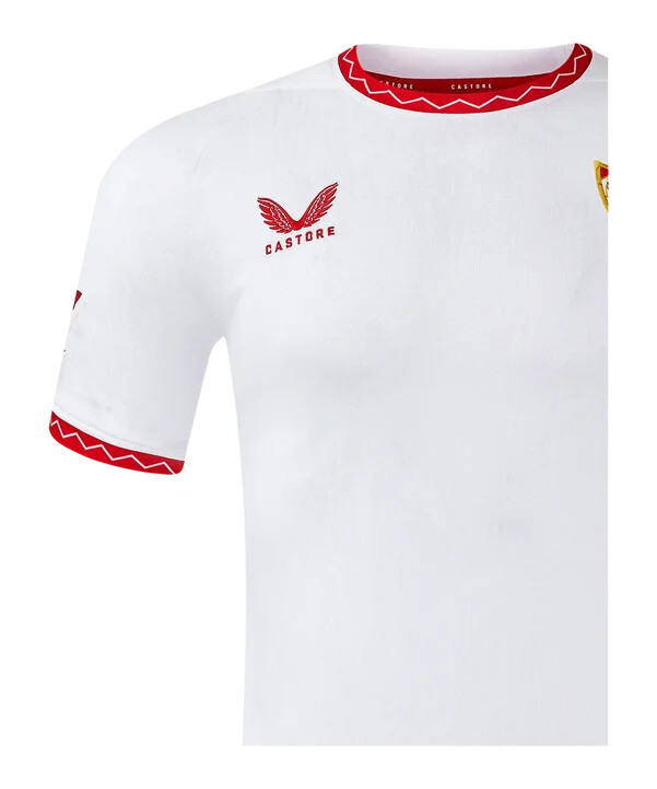 dětský domácí dres castore fc sevilla 20242025 bílý f071