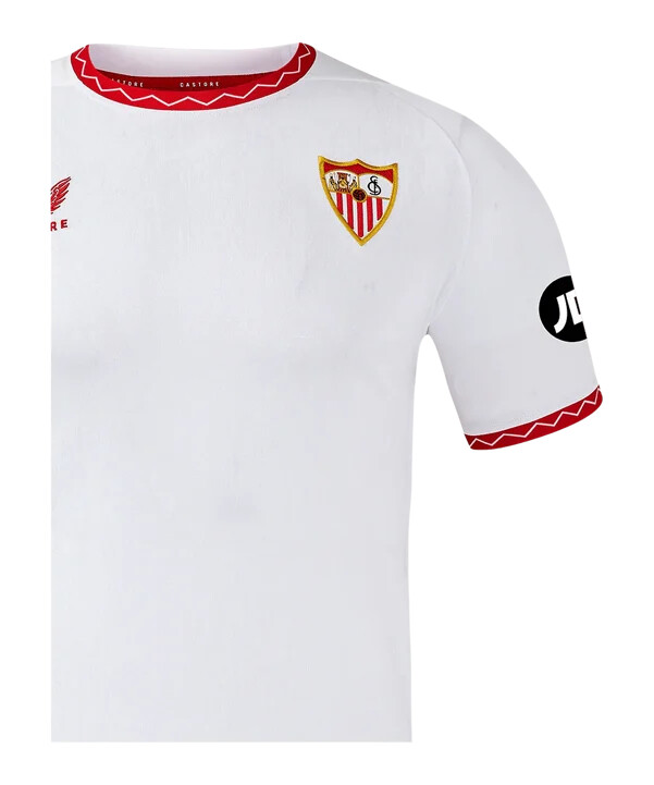 dětský domácí dres castore fc sevilla 20242025 bílý f071
