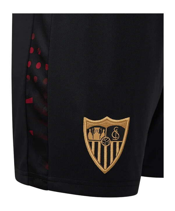 dětské kraťasy castore fc sevilla 3. třída 20242025 černé f010