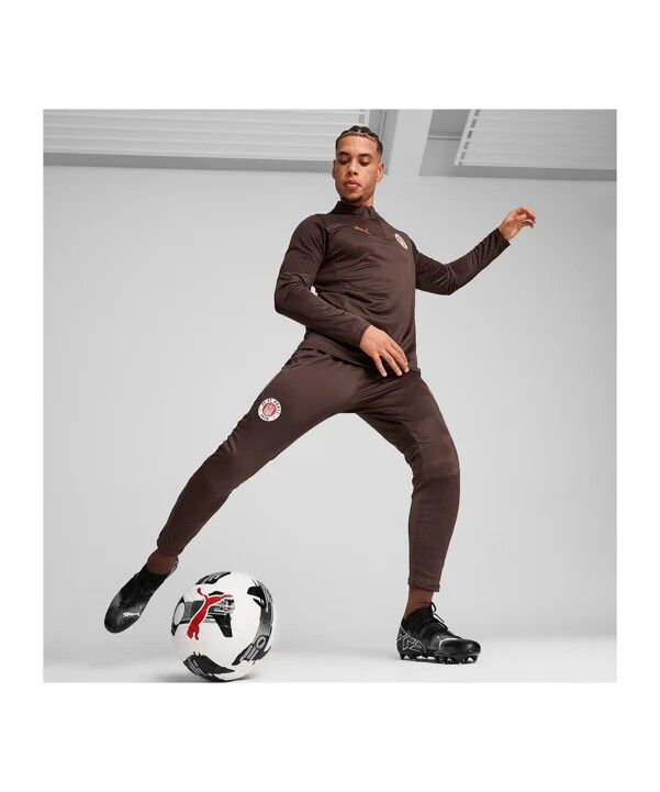 tréninkové kalhoty puma fc st. pauli hnědé f05