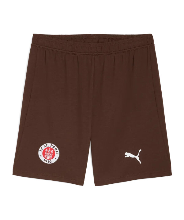 puma fc st. pauli kraťasy home 20252026 hnědá f01