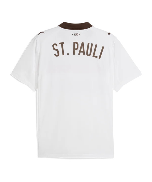 puma fc st. pauli trikot venku weiß f02
