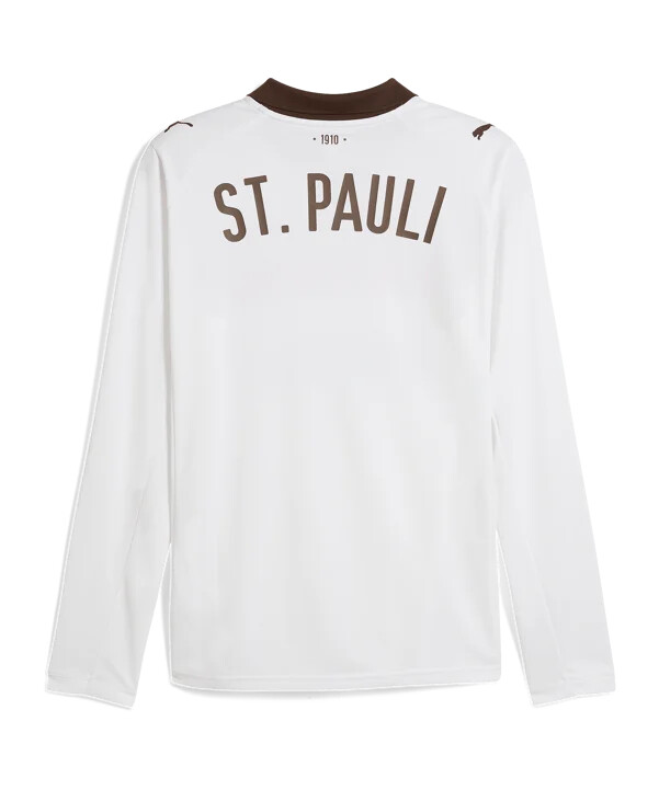 venkovní dres puma fc st. pauli s dlouhým rukávem bílý f02