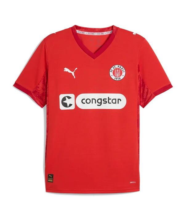 puma fc st. pauli Čtvrtý dres Červený f04