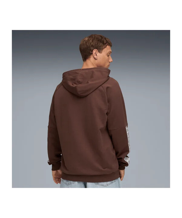 mikina s kapucí puma fc st. pauli king hoody brown f01