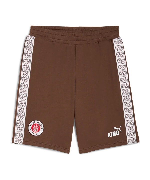pánské tepláky puma fc st. pauli king hnědé f01