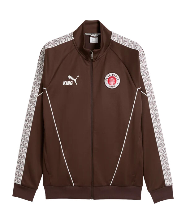 bunda puma fc st. pauli king anthem hnědá f01