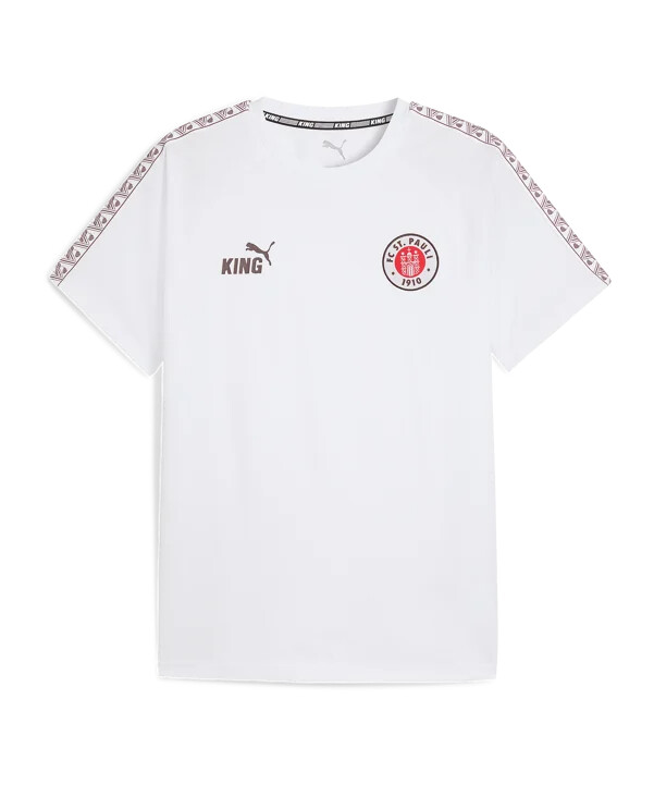 tričko puma fc st. pauli king bílé f02