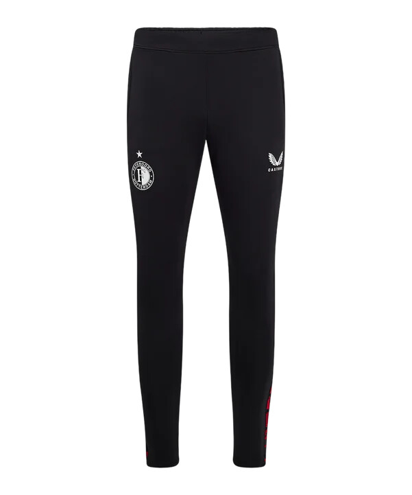 dětské tréninkové kalhoty castore feyenoord rotterdam league matchday černé f015