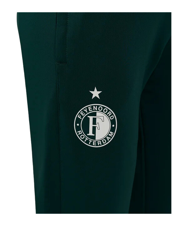 dětské tréninkové kalhoty castore feyenoord rotterdam pro players green f097