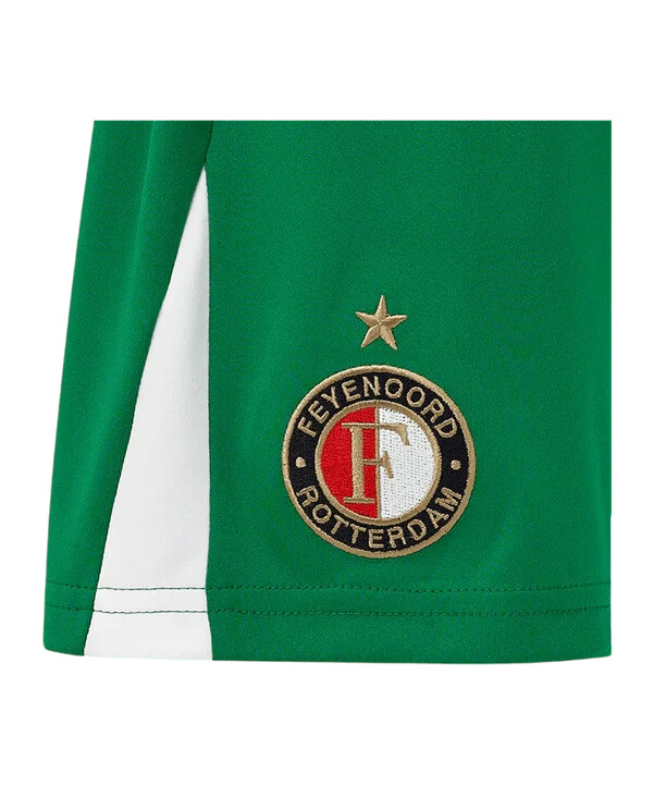 castore feyenoord rotterdam short 3rd 20242025 kids green f101