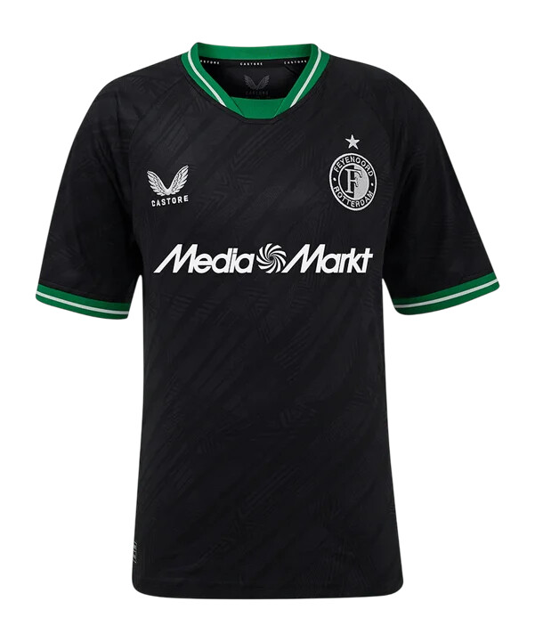 dětský venkovní dres castore feyenoord rotterdam 20242025 černý f010