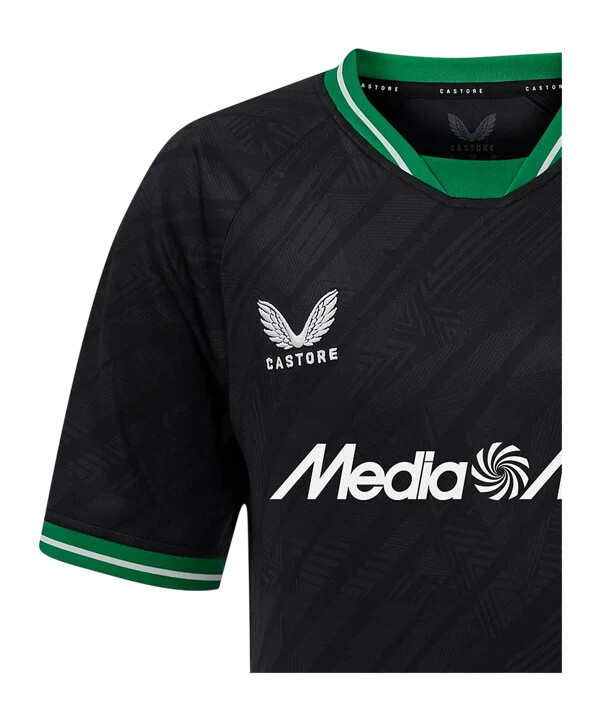dětský venkovní dres castore feyenoord rotterdam 20242025 černý f010