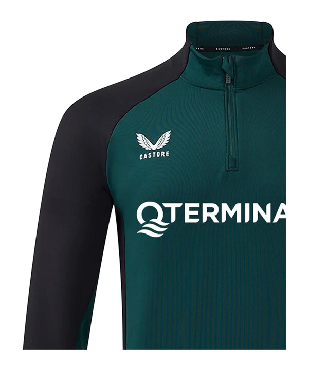 dětská mikina castore feyenoord rotterdam rise pro players 14 zip green f107