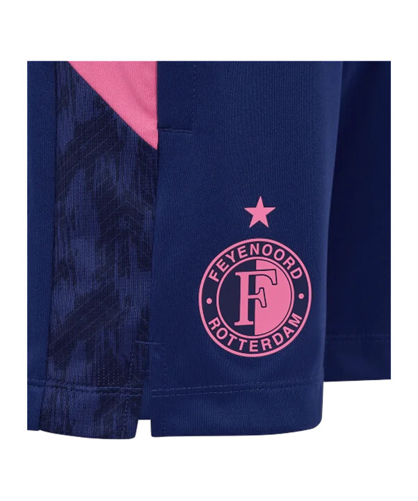 castore feyenoord rotterdam knit short blue f163