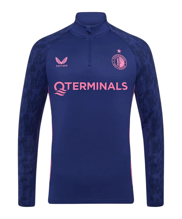 mikina castore feyenoord rotterdam modrá f163