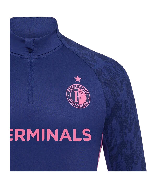 mikina castore feyenoord rotterdam modrá f163