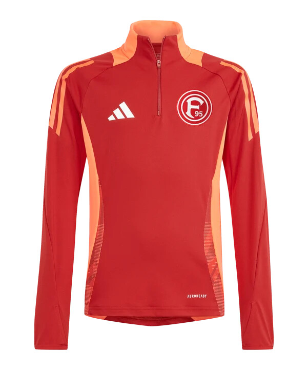 dětský tréninkový top adidas fortuna düsseldorf červený