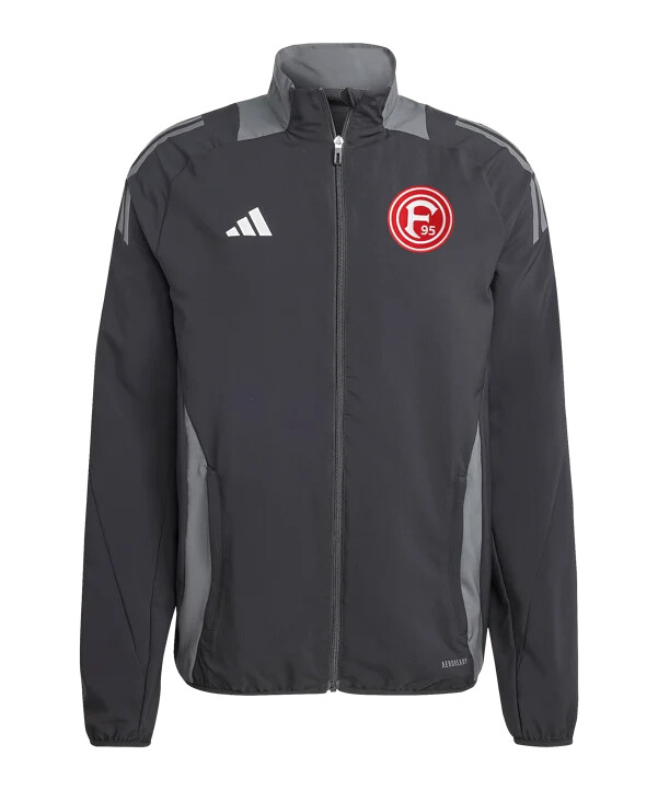 tréninková bunda adidas fortuna düsseldorf černá