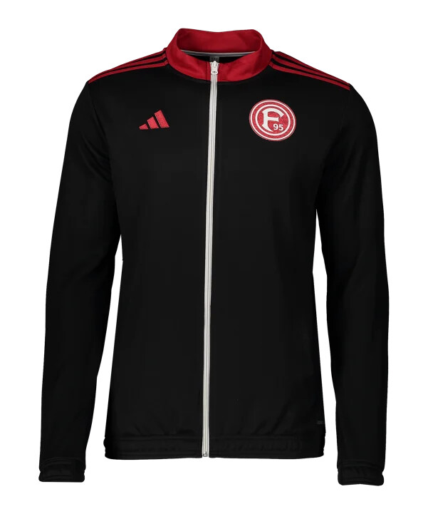 tréninková bunda adidas fortuna düsseldorf černá