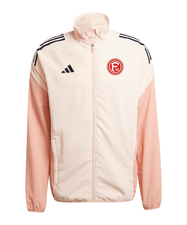 růžová tréninková bunda adidas fortuna düsseldorf