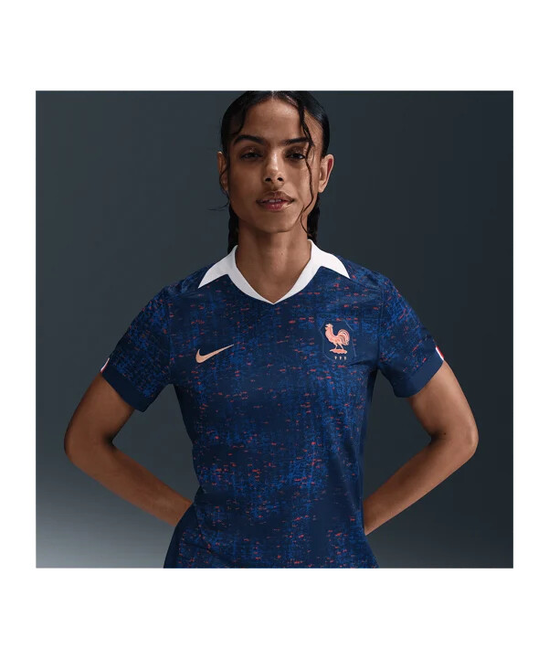 dámský domácí dres nike france 2025 modrý f492