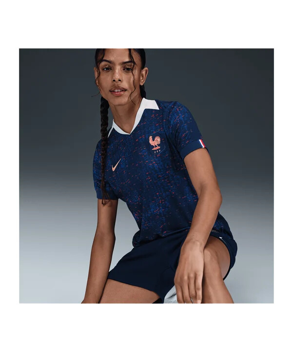 dámský domácí dres nike france 2025 modrý f492