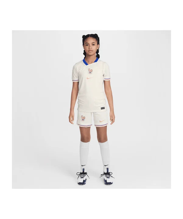 dětské kraťasy nike france away 2025 béžové f110