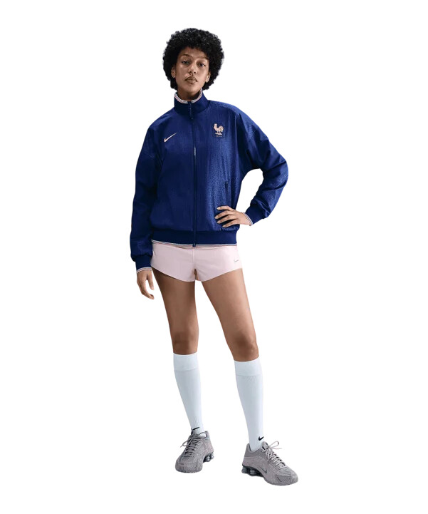 dámská bunda nike france strike anthem modrá f492