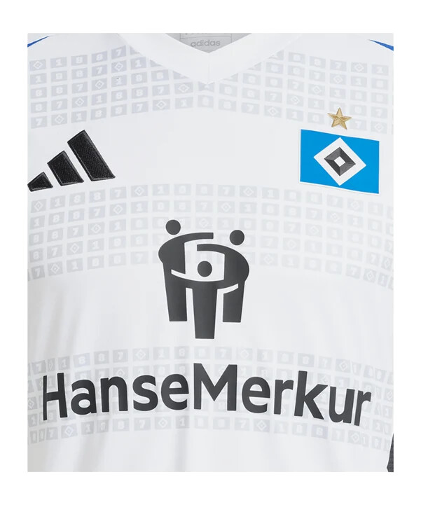 dámský domácí dres adidas hamburger sv 20242025 bílý