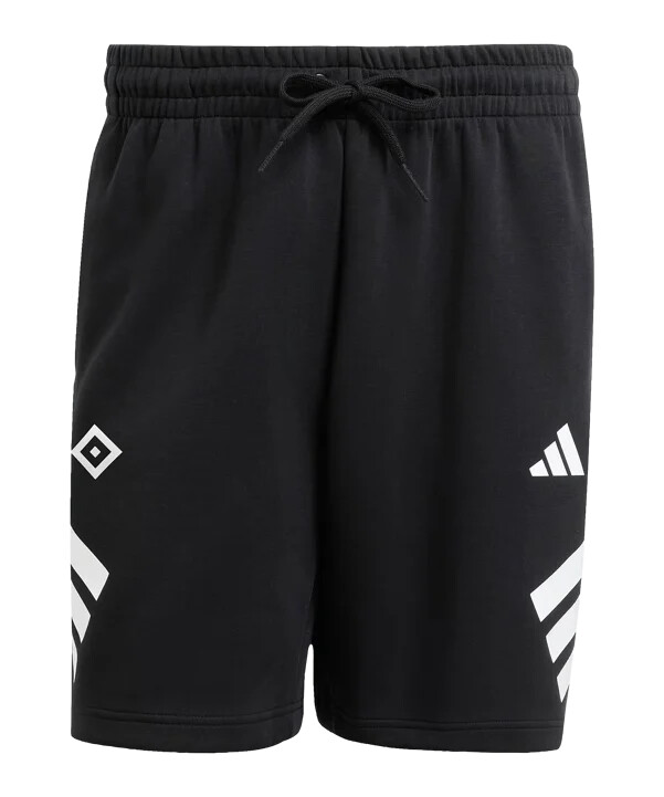 adidas hamburger sv fi kraťasy černé