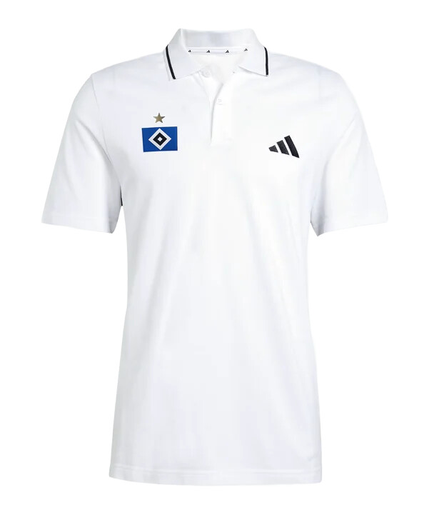 adidas hamburger sv polo bílé
