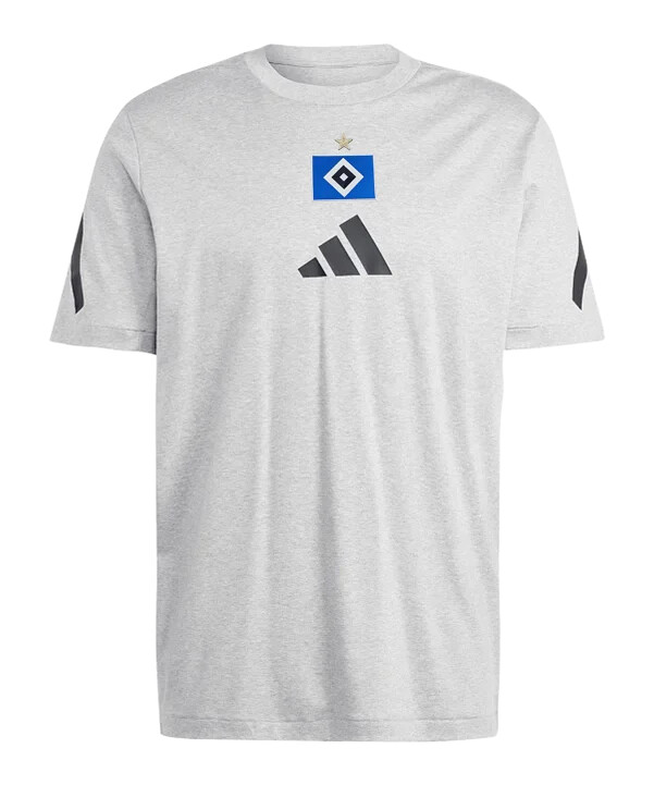 Šedé tričko adidas hamburger sv zne