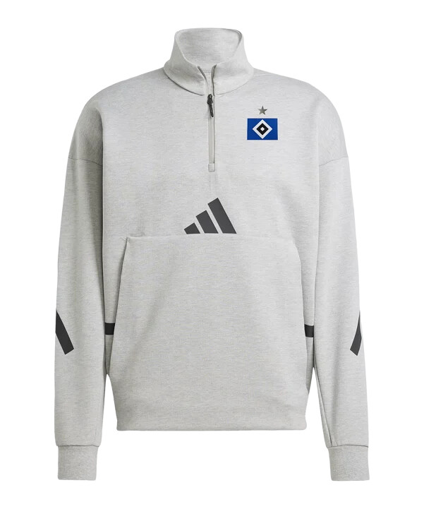 mikina adidas hamburger sv zne šedá