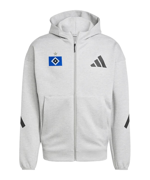 bunda adidas hamburger sv zne šedá