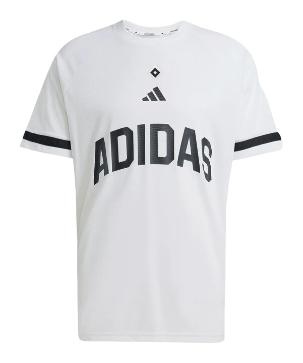 adidas hamburger sv tričko bílé
