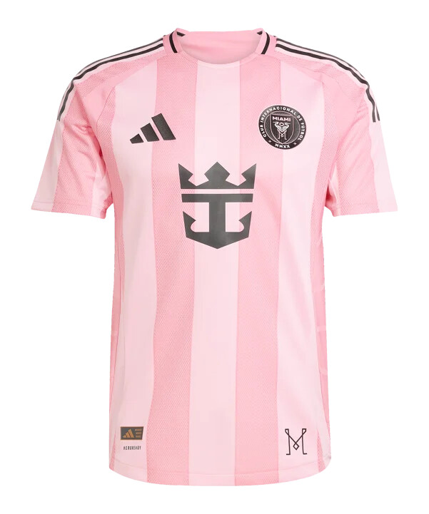 adidas inter miami autentický domácí dres 2025 messi růžový