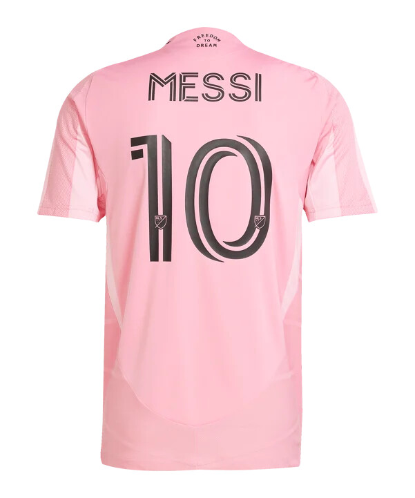 adidas inter miami autentický domácí dres 2025 messi růžový