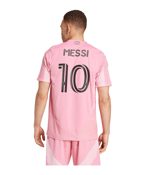 adidas inter miami autentický domácí dres 2025 messi růžový