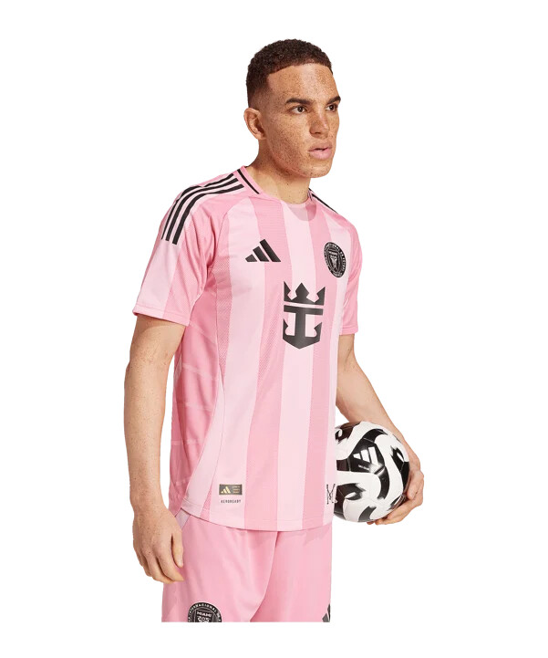 adidas inter miami autentický domácí dres 2025 messi růžový