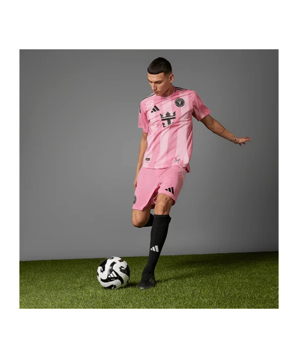 adidas inter miami autentický domácí dres 2025 messi růžový