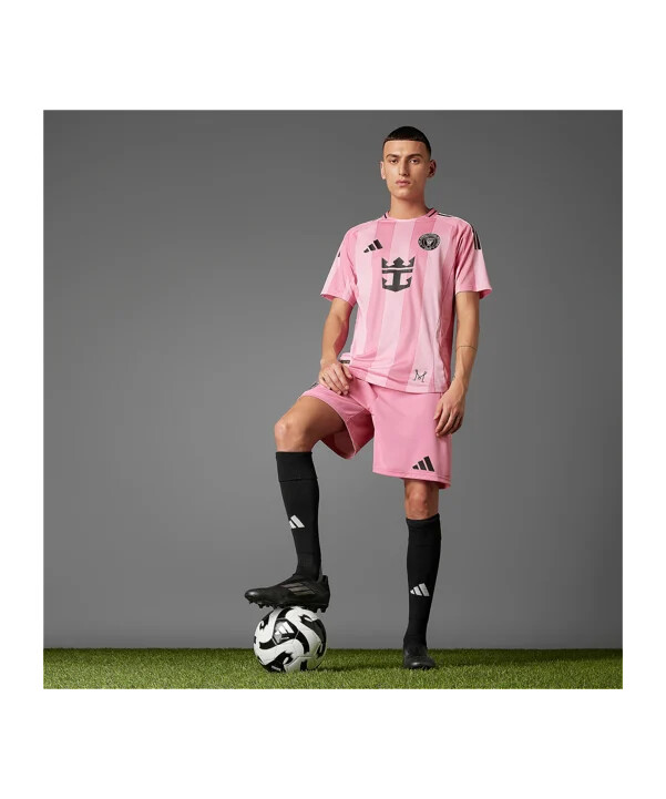 adidas inter miami autentický domácí dres 2025 messi růžový