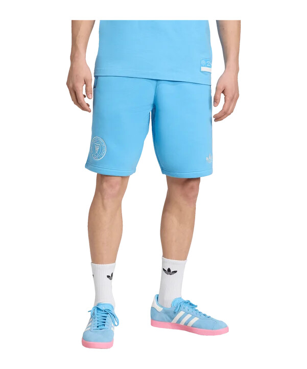 cestovní kraťasy adidas inter miami modré